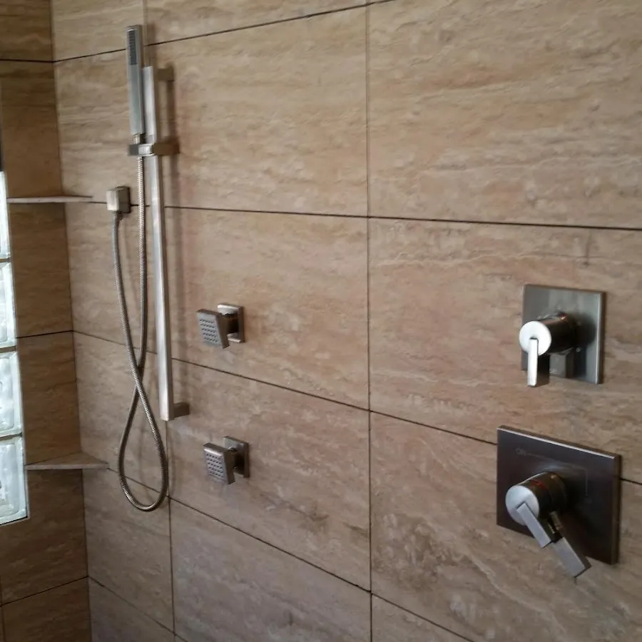 Shower fixture installation for Frozen Pipe Repair in Union